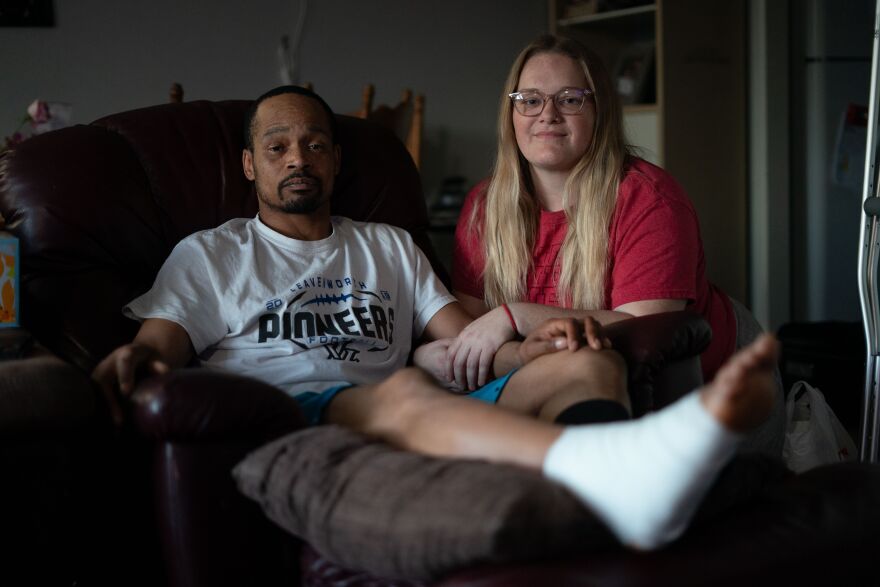 Jacob Gooch Sr. and Emily Tavis received an outpouring of emotional and financial support in the days after they were both shot at the Kansas City Chiefs Super Bowl parade. Gooch’s son was also shot. By June, however, the couple had opened a new credit card to help cover their bills.
