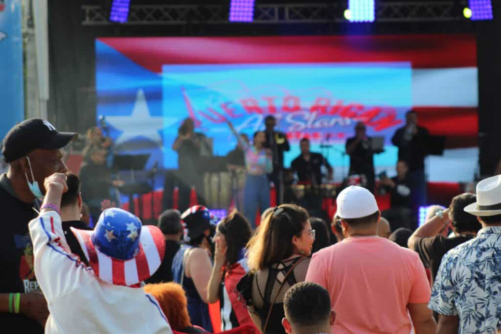 Puerto Rican Festival in person celebrating cultural richness and community spirit.