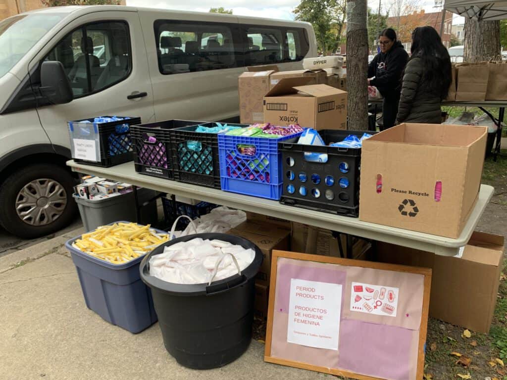 Affordable period products distribution for community health awareness.