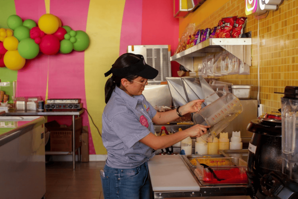 La Michoacana Plus offers Little Village a community gathering spot with delicious ice cream and tre.