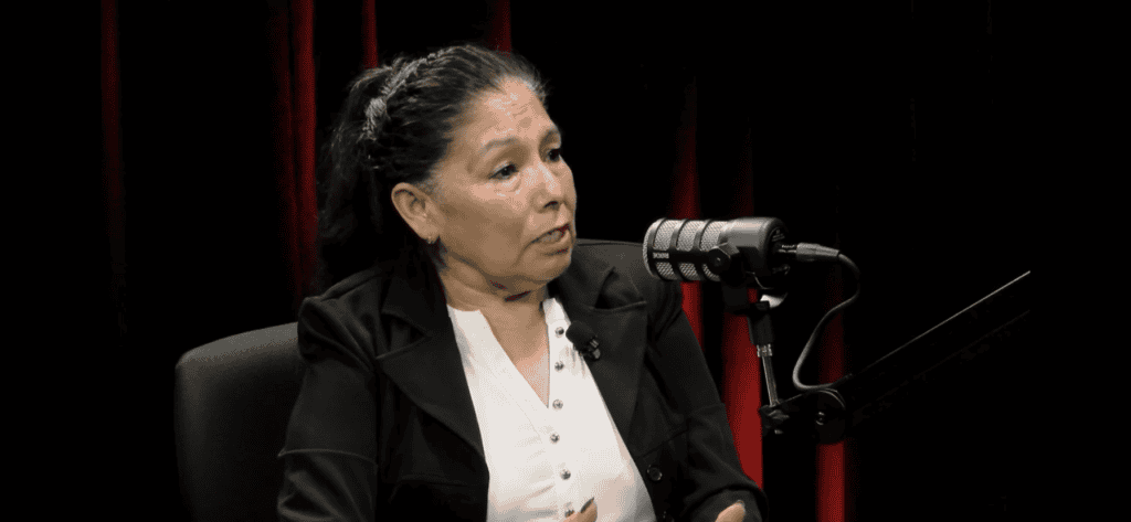 Catalina Ramos Hernandez speaks on equitable access to organ transplants in a media interview.