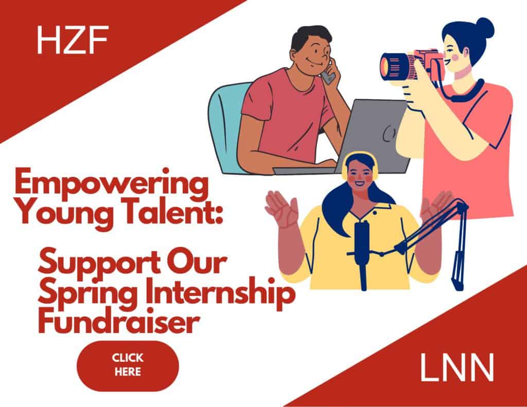 Empowering young talent through spring internship fundraiser at Latino News Network.
