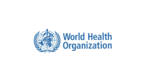 World Health Organization emblem representing global health efforts.