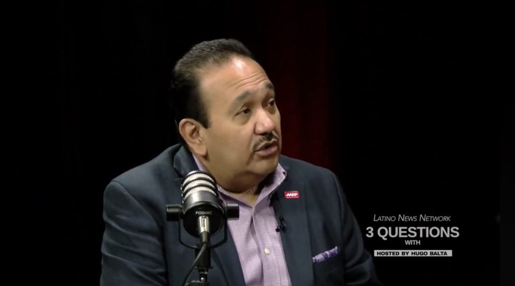 Alvaro Obregón community leader speaking at a public event.
