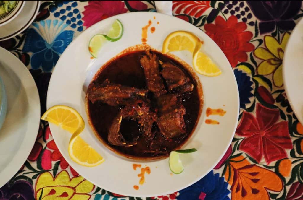 Authentic Mexican Mole with Chicken in Illinois.