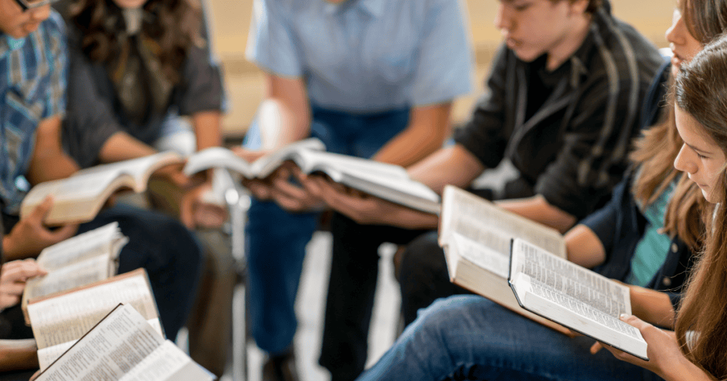 UNH students studying together to support first-generation college students' success.