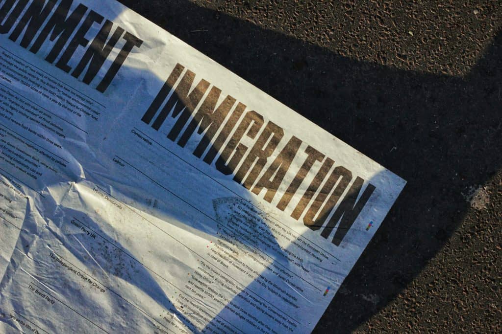 Protest poster on immigration enforcement crackdown in Mississippi.